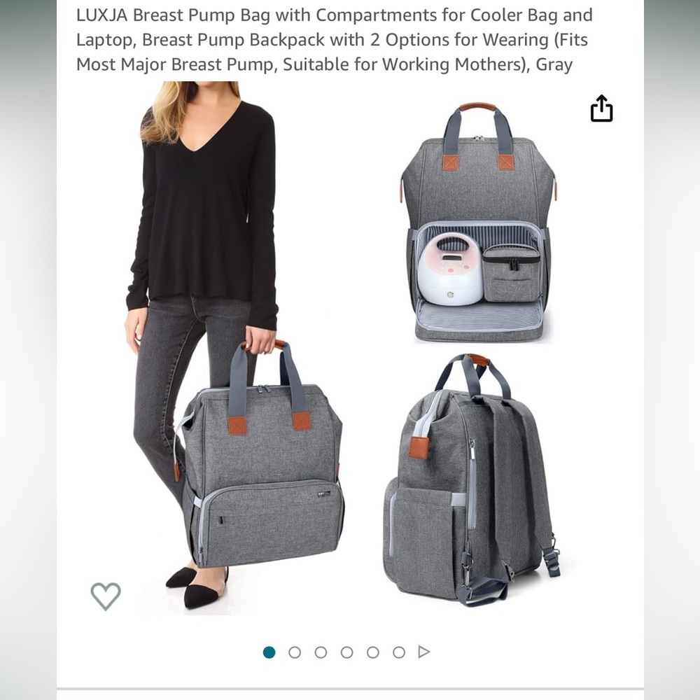 Breast pump Bag/ Work Bag- Fits most breast pumps. Gently used.